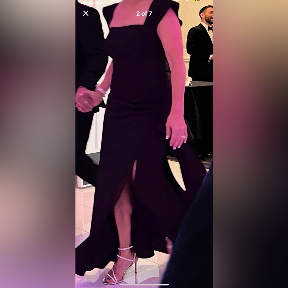 Cameron Blake Full Length Eggplant Dress - Picture 6 of 7